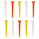 10pcs Unbreakable Golf Tees Professional Plastic Nails for Golf Practice