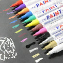 12x Photo Color paint pen marker permanent, Permanent Paint Marker Pen for