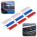 9 Pcs Fit for Peugeot 301 4008 308 408 Front Grille Cover Trim France Flag Color