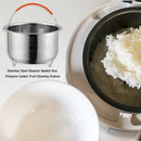 Stainless Steel Steamer Basket Rice Pressure Cooker Fruit Cleaning Drainer A