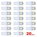 12V 5-SMD LED Bulb T10 W5W 194 Bulbs for Car Auto Wedge Taillight (20pcs) A