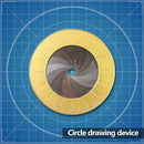 Adjustable Circle Drawing Ruler Tool Measuring Drawing Circular Compass A