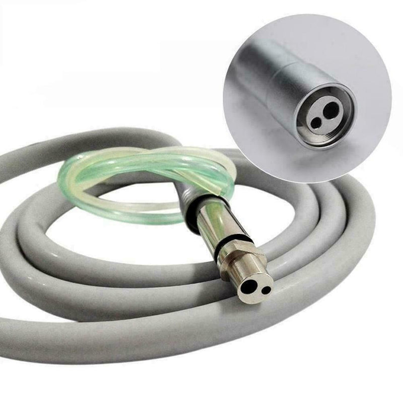 Dental 2 Holes Handpiece Hose Tube With Connector For High Speed Handpiece A0W9