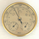 3 in 1 Weather Station for Indoor and Outdoor use, Diameter 13 cm, Barometer