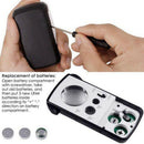 Portable Mini Multifunction 30X 60X 90X Pocket Magnifier with LED UV Light