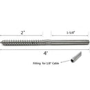 10 Pairs T316 Grade Stainless Steel Right&Left Handed Thread Swage Lag Scre