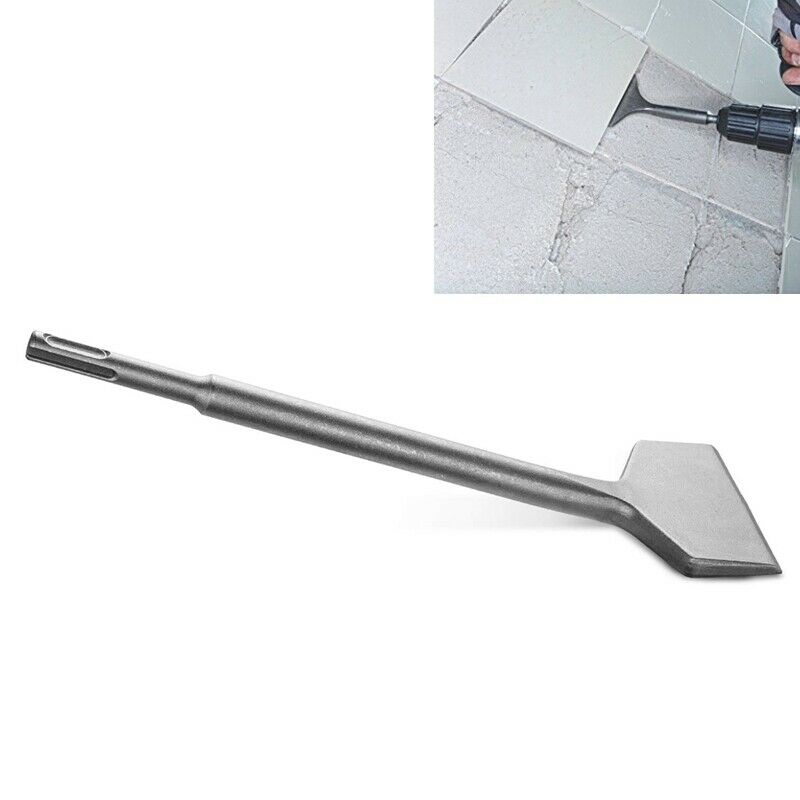 Sds Plus Shank 3-In Wide Electric Hammer Chisel Angled Heavy Duty Bent Tile Z2T9