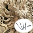 5PCS /Set Wood Carving And Engraving Drill Bit Milling Root Cutter Carving Tools