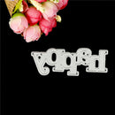 Greeting Words happy Metal Cutting Dies For DIY Scrapbooking Card Craft Decor JR