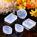 15 Pieces Molds Silicone Pendant Mould for Jewellery DIY and 100 Pieces Eye O9P4