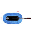 Microfiber Telescoping Car Wash Body Duster Brush Dust Mop Cleaning Tool