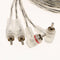 2RCA Male to 2RCA Male Plastic Shell Stereo Audio Cable, RCA Cable - 5m