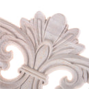 Wood Carved Corner Onlay Applique Frame Decor Unpainted Furniture Home Craft JR