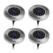 12 LED Solar Buried Light Path Waterproof Underground Lamp(4pcs/Warm White)