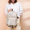 Women Backpack Canvas Preppy Large School Travel Printing Bags for Students