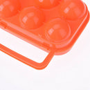 portable plastic container 6 eggs holder folding egg storage box handle case  JR