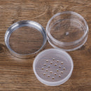 8ML Plastic empty cosmetic bottle sifter container puff jars container screw  ME