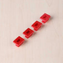 5pcs Car Interior Dash Trim Inserts Red Grommets Clips for BMW E46 E65 E66