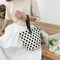 Fashion Women Polka Dots Handbag Casual Large Capacity Shopping Travel Tote Bag