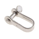4mm Stainless Screw Pin Bow Shackle Corrosion Resistance for Marine or Yacht