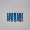 10Pcs Blue Carbide Lathe Tool Bit 1/4Inch Metal Tip Tipped Cutter Set For C