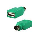 1PC USB type A Female to PS/2 Male 6pin Port Adapter Converter keyboard Mouse