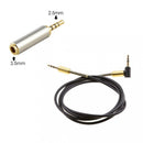 Premium 2.5mm to 3.5mm Audio Jack Adapter and 3.5mm Male Stereo Audio Extension