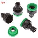 4pcs Hose Quick Connector Tap Adapter Faucet Garden Irrigation Systems Car Wa_