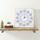 DIY Special Shaped Diamond Painting Flower Embroidery Wall Clock Home Decor