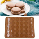 30Cavity Silicone Pastry Cake Macaron Macaroon Oven Mould Sheet Mat Baking H1X0