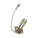 2x H3 White 50W Lens High Power LED Car Auto Fog Light Daytime Running Bulb