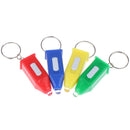 10pcs Mini UV Keychain LED Key Ring Flash Flashlight Torch Anti Blue Light L %a