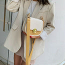 Women'S Contrast Crossbody Bag Mini Shoulder Bag Women'S Pu Travel Wallet A