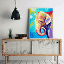 5D DIY Full Drill Diamond Painting Elephant Cross Stitch Embroidery Mosaic