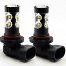 2x LED Fog Light Projector Car Driving DRL Lamp H8--White Light