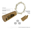 8PCS Bottle Light Cork Shape For 2M 20 LED Wine Bottle String Party Romantic AU