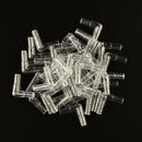 10x Clear Elbow Connector Plastic Fish Tank Aquarium Air Line Tubing ConnectorTE
