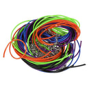 30 x Jewelry Silk Ribbon Necklace Wire Wax Rope Necklace Cord + Closure Col