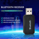 USB Bluetooth Audio Receiver Adaptor Wireless Music AUX Dongle A2DP In Car New