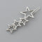 4x Hairpin Clip Snap Clip Barrette Zipper Clip
