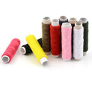10pcs 50m mixed polyester sewing thread line cord for diy jeans denim craft LJ