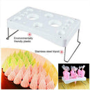 Practical Cake Pastry Decorating Bag Holder Stainless Stand Bag Nice Steel N4G0