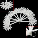 New 120 Tips Nail Art Design Wheel Flower Shape Board Practice Display Fan