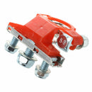 2pcs Car Black Red Metal 90 Degree Angle Type Battery Terminals Clamps P2U4