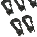 10 Black Kayak Boat Canoe Dinghy  Shock Cords End Snap Hooks Bag Clips