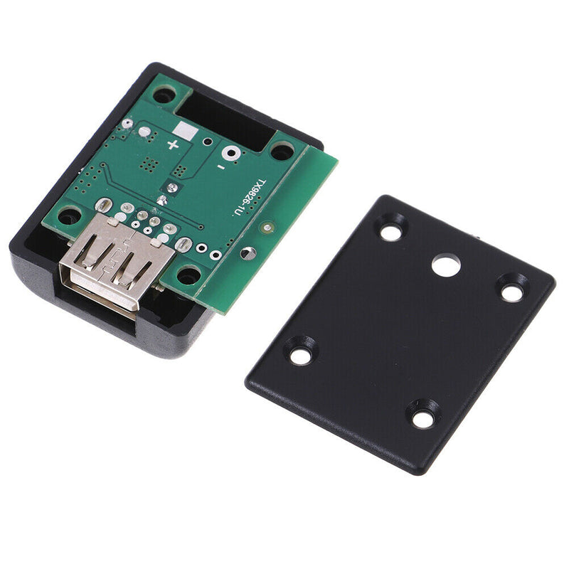 1Set DC-DC 4.5-20V 12V step down to 5V 2A USB solar panel charging controller Gn