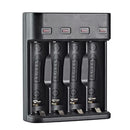 4 Slots Fast Charging Intelligent AA/AAA Rechargeable USB Battery Charger