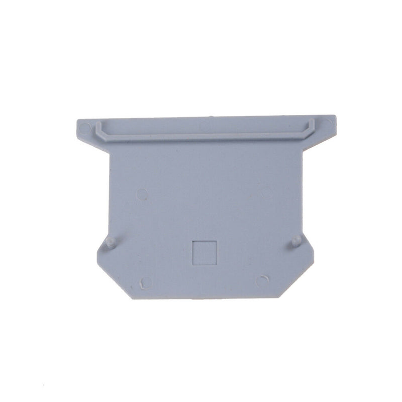 10PCS D-UK2.5 END PLATE Din Rail Uneiversal screw type Terminal Block B Ew