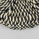 New Women round bucket semicircle straw bag handmade net color woven basket H5U3