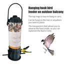 Bird Feeder Balcony Outdoor Garden Food Container Squirrel Proof Hanging Durable